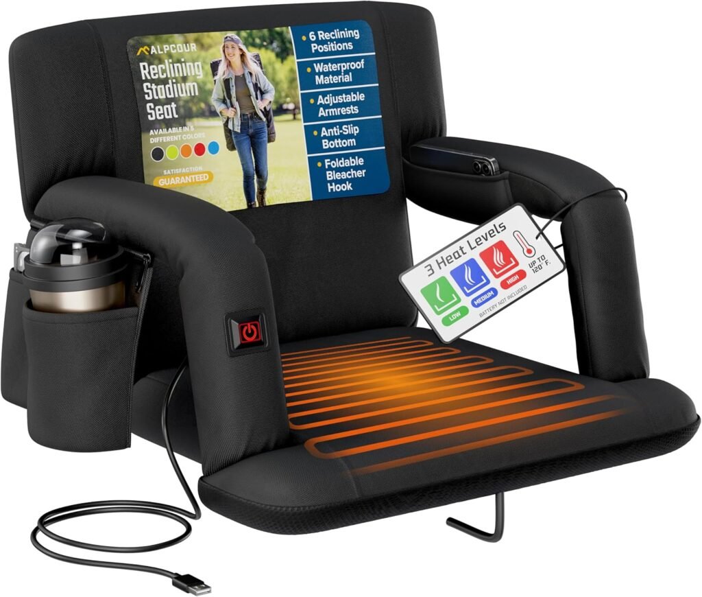 Heating Stadium or Camping Seat — New Gadget: